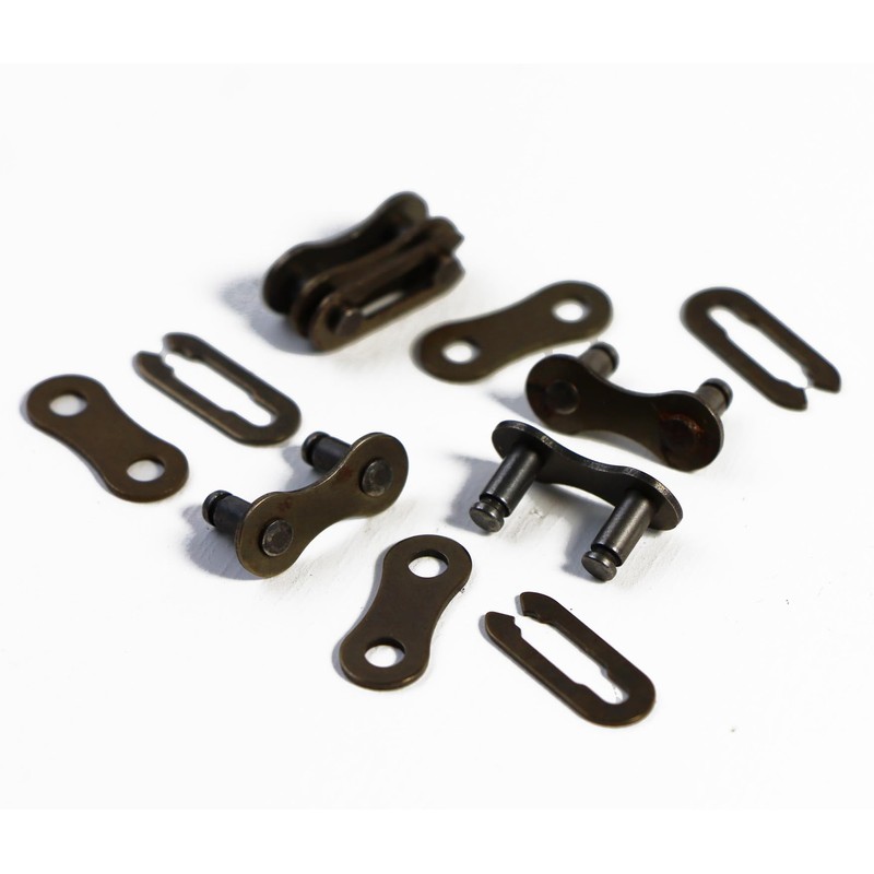 Hyamass 4 Pairs Bicycle Missing Link Single/1 Speed Chain Reusable