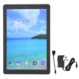 for Android 10 10.1 Inch Tablet 8 Core Processor 6G RAM 128G ROM 5G WiFi 4G Network Tablet Computer 100‑240V UK Plug Green