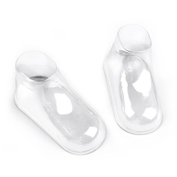 Ostlttyn 100Pcs Clear Plastic Baby Feet Display Inserts, Baby Booties