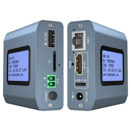 Remote KVM Over IP Internet,4K IP KVM Remote Control PC,Server,Remote Power Control, LCD Screen,ZeroTier, TF Card,Webcam,Wake, Install OS Via BIOS, Windows Mac Linux Android