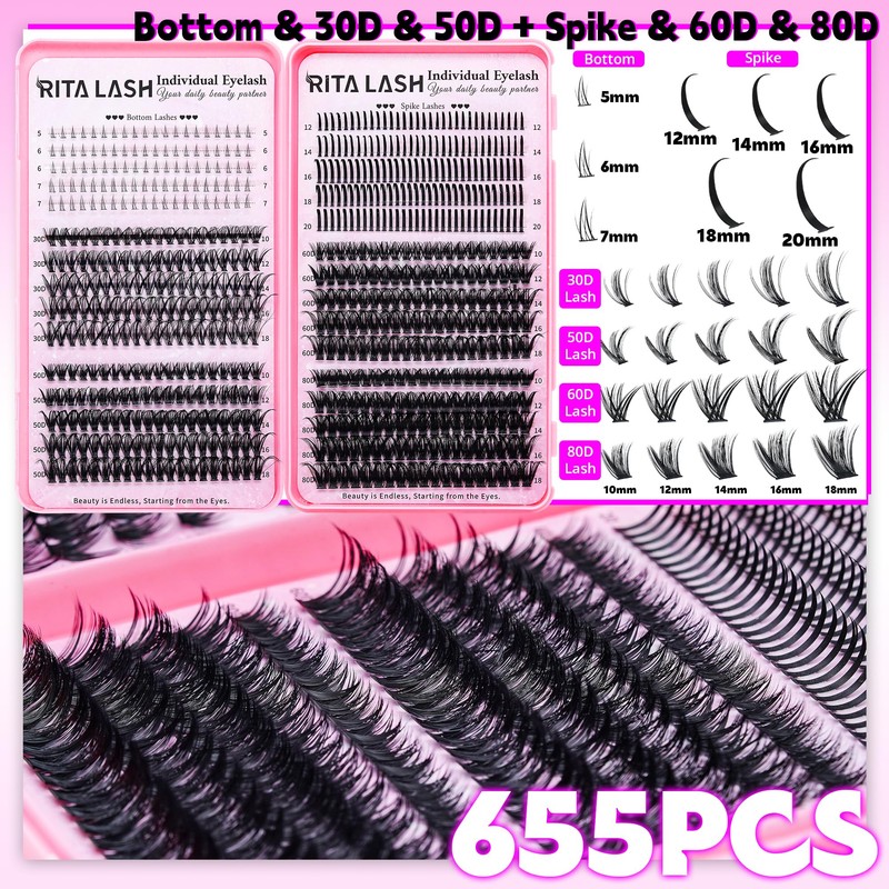 Cluster Lashes Kit Lash Clusters Kit 3 Boxes Cluster Lashes