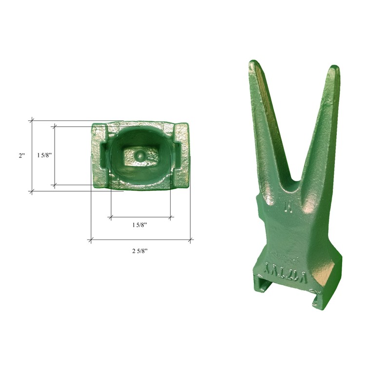 1 - fits Style Super V Backhoe, Excavator Rock Bucket