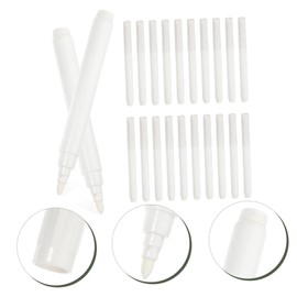 NUOBESTY 20pcs Erasable Liquid Chalk Markers for and Smooth Writing Pens for Projects Schools and Advertising Easy to Clean White Markers