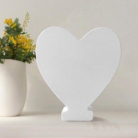 Wood Letters 4.3 Inch, White Unfinished Wood Letters for Graft, Wooden Letters for Wall Decor, Standing Letters for Bedroom, Home, Birthday, Party, DIY Graft (Love)