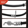 A-Premium Rear Passenger Brake Hydraulic Hose Compatible with Lexus Models