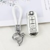 PIFOOG TPU Key Fob Cover with Bling Key Chain Keyless