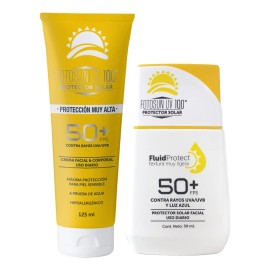 Fotosun 100 Protector Solar Fps Kit Fluid Adulto