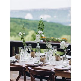 16 PCS 7mm White Faux Pearl Beads Necklaces Bulk Party Favor Plastic Play Pearl for Flapper Tea Party Gatsby 20's Wedding Decorations