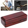 Solid Wood Mouthpiece Case Box Portable Storage for Sax Musical
