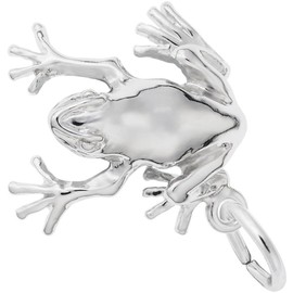 Rembrandt Tree Frog Charm - Metal - Sterling Silver