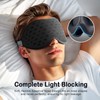 LitBear Breathable Sleep Mask, 3D Eye Mak Sleep for Side