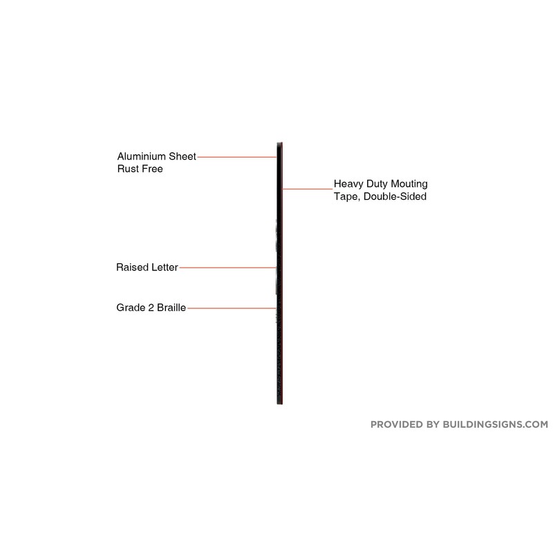 Boiler Room Sign Black (Aluminium, Black/Silver,Size 5x7) The Sensation line