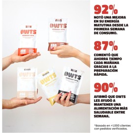 OWTS - Desayuno alto en proteína a base de avena - Caja con 20 Desayunos