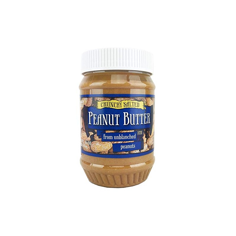 Trader Joe's Crunchy Salted Peanut Butter From Unblanched Peanuts, 3