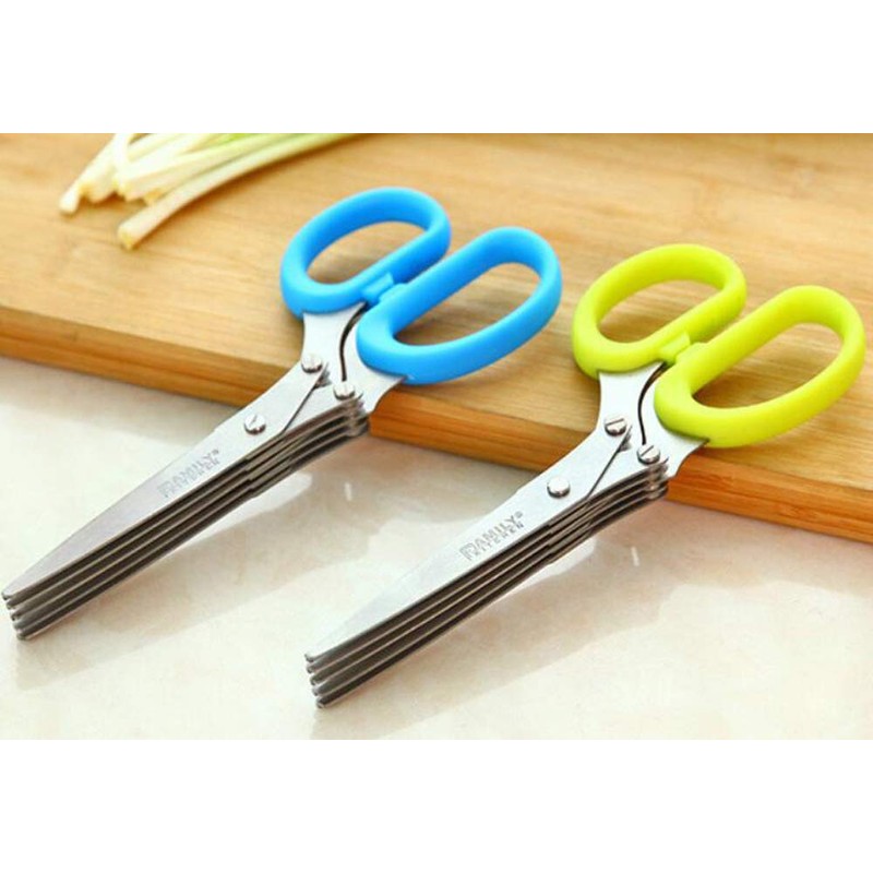 SZB Scissors Scissors Kitchen Scissors 5 Rows Shredder Scissors Secrets