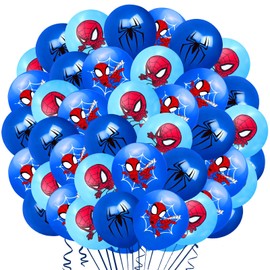 42 Pieces Spiderma Balloons, Spiderma Balloons, Spiderma Decoration Birthday, Spiderma Birthday Decorations, Spiderma Children's Birthday, Spiderma Party Decoration, Spiderma Decoration