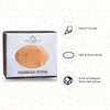 Pure Himalayan Salt Works Flat Oval Massage Stone, Pink Crystal