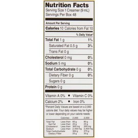 1-Land O Lakes Mini Moo`s Half & Half 48-Single Serve Dairy Creamers