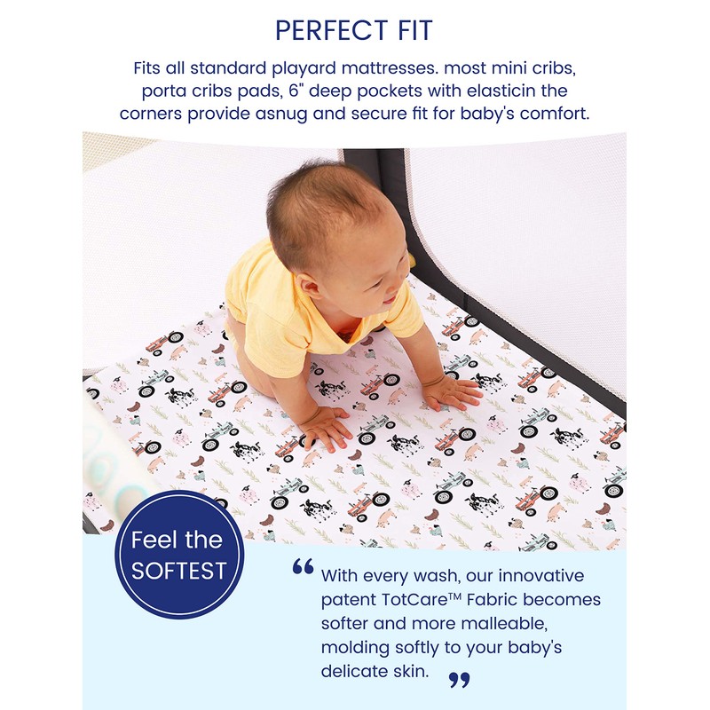 Premeium - Sábana elástica para cuna (2 unidades)