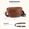 LOVEVOOK LOVEVOOK Fanny Packs for Women Cross Body, Vegan Leather