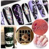 Blinginbox Flat Back Crystal Rhinestones Round Gems for Nail Art