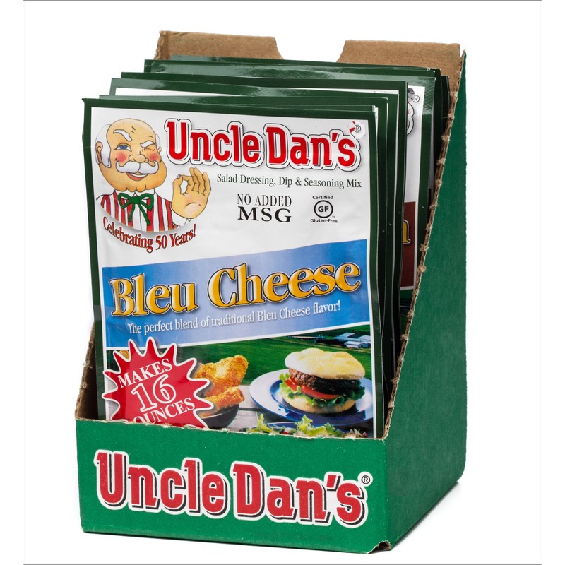 Uncle Dan's Bleu Cheese | Singles Case – 12 Count