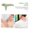 TOVINANNA Jade Foot Massager Stick Traditional Acupoint Massage Tool for