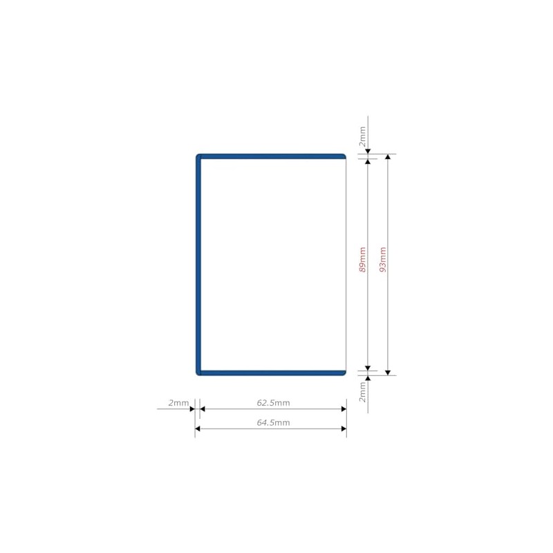 Answer Small Card Slide IN Card Loader (Single Item, Clear