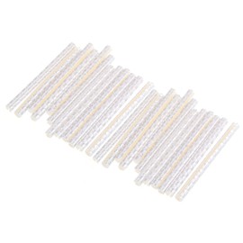 RAYWE 24PCS Bicycle Bike Wheel Spokes Reflective Sticks Tube Safe Cycling Spoke Reflector Safety Clip Wheel Reflective Tube Bicycle Decoration Light 75mm