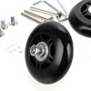Replacement Luggage Wheels,Suitcase Replacement Wheels, 60x24mm Suitcase Wheel with Bearings