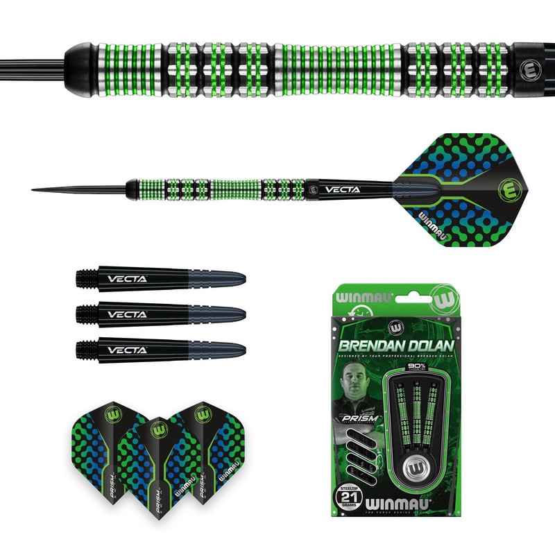 WINMAU Brendan Dolan 90% Steel Darts 21 g