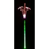 Solaration 1001G Solar Lily Flower Garden Light with Green-Lit Stem,