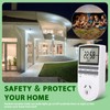 Lamptobe Power Timer, 7-Day Programmable Electrical Outlet Power Switch 240V,