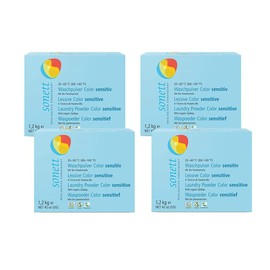 Sonett Organic Laundry Powder Color Sensitive for Sensitive Skin For People With Allergies 42 oz (Pack of 4)