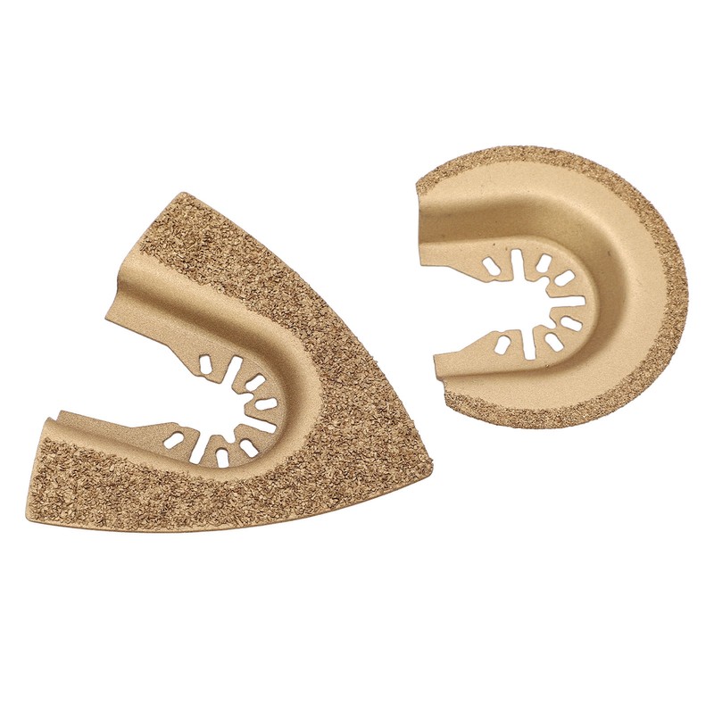 10Pcs Oscillating Saw Blade Triangle Semicircular High Carbon Steel Multitool