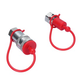 Dpofirs Hydraulic Rapid Connection Coupling, 1/4 Inch Fast 4000 Psi Hydraulic Connection Coupler for Industrial