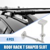 X AUTOHAUX Car Roof Rack T Shaped Slot Bolt M6