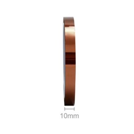 XSAJU Insulation Heat Resistant Tape, Width 0.4 inches (10 mm), Length 99.4 ft (33 m) Roll, Polyimide Tape, High Temperature Tape, Capto Tape, For Machinery and Equipment, Masking and Protecting