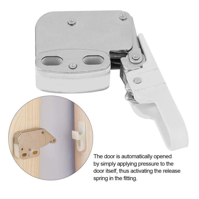 Nikou Open Push Release Lock Bounce Cabinet Doors Spring-Loaded Mini