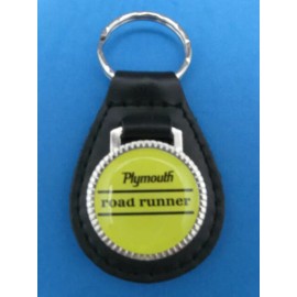 Unbranded ROADRUNNER ROAD RUNNER LEATHER KEYCHAIN KEY CHAIN RING FOB #179