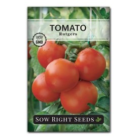 Sow Right Seeds - Rutgers Tomato Seeds for Planting - Non-GMO Heirloom Packet with Instructions to Plant and Grow an Outdoor Home Vegetable Garden - Productive Slicing Tomato - Great Gift (1)