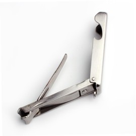 Baluue Shaped Stainless Steel Nail Clippers Folding Manicure Nail Care Trimmer Keychain