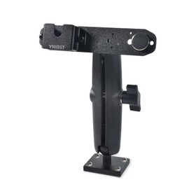 YNIBST Magnetic CB Mic Hanger,Handheld Radio&Speaker Microphone Holder with Drill Base Mount,Car Radio Holder for Motorola Midland BaoFeng Portable Walkie Talkie CB Radio