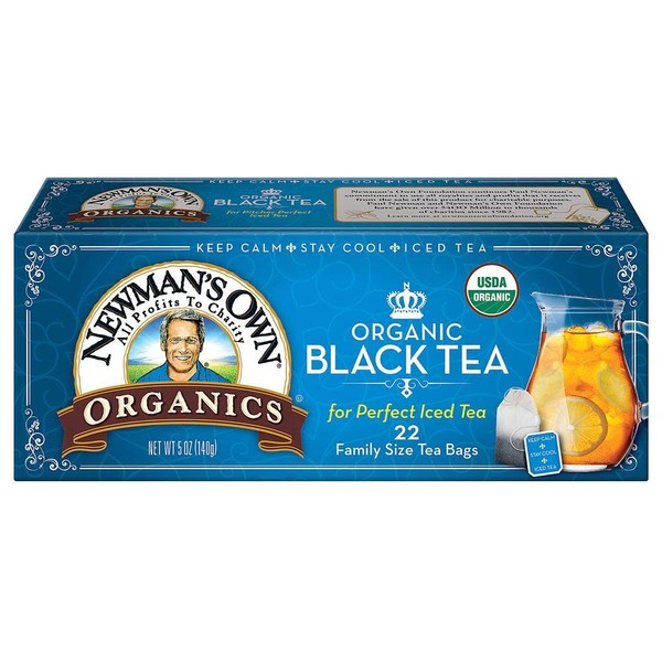 Newman's Own Organic Black Tea Family Size (3x22 ct)