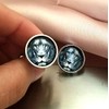 Lion Head Leo Cufflinks Cufflinks Lapel Tie Pin for Men