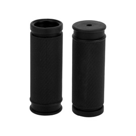 TUCKBOLD Bike Handlebar Grips Covers 85mm Long Lightweight | Cycling End Grips Protector Black 1 Pair