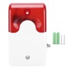 Sound Light Alarm Wired 12v Dc Adjustable Volume, Led Flashing
