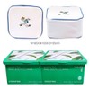 Innisfree Green Tea Daily Moisture Soothing Mask (30 sheets) 2pcs + Play Green Cosmetic Pouch (Blue) / 이니스프리 그린티 데일리 수분 진정 마스크 (30매) 2개+플레이그린 화장품 파우치 (블루)