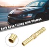 X AUTOHAUX 1 Set 6mm Copper Hose Barb Fitting Connector