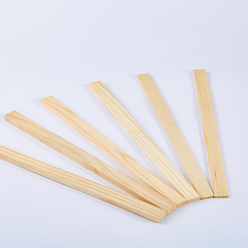 GSHLLO 2 Pcs Wood Polymer Sticks Pottery Guide Strips Tools